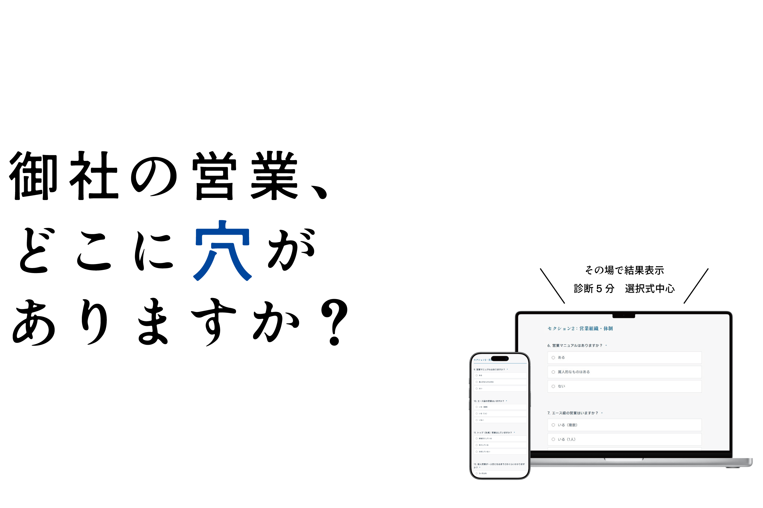 営業診断の概要イメージ 2